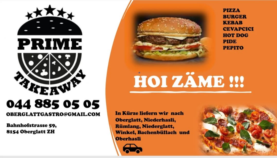 Prime Take Away Restaurant Innenansicht